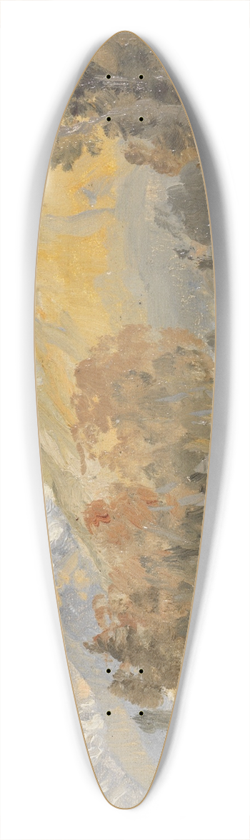 Edward Theodore Compton - Herbstliche Voralpenlandschaft (Studie) 39.3 inch art pintail longboard deck