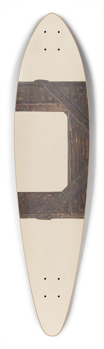 Edward Unger - Clamp 39.3 inch art pintail longboard deck