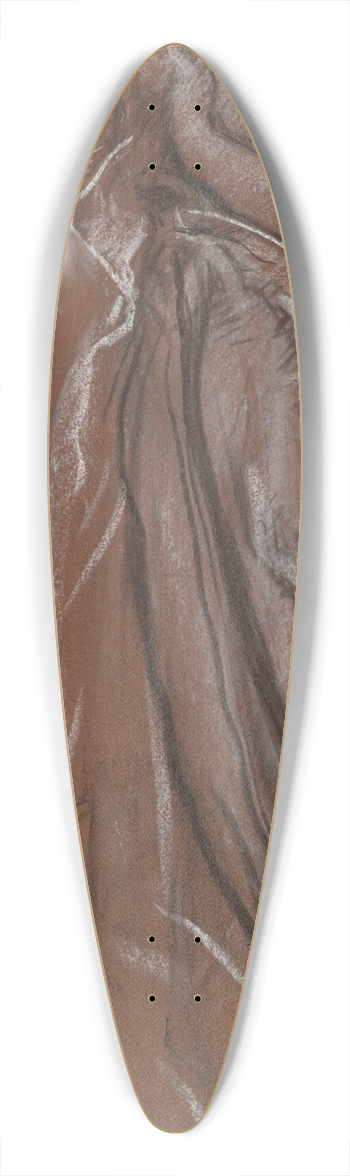 Edwin Austin Abbey - Study for the figure of 4 am in The Hours ceiling mural, House Chamber, Pennsylvania State Capitol atHarrisburg 39.3 inch art pintail longboard deck