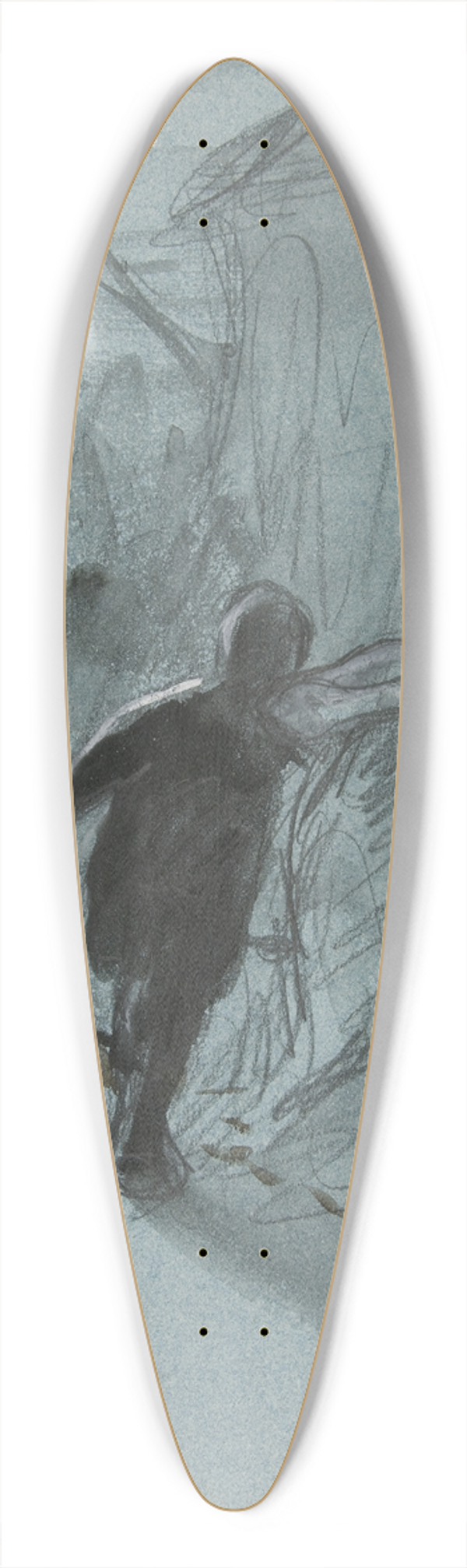 Edwin Austin Abbey - The Jewels 39.3 inch art pintail longboard deck