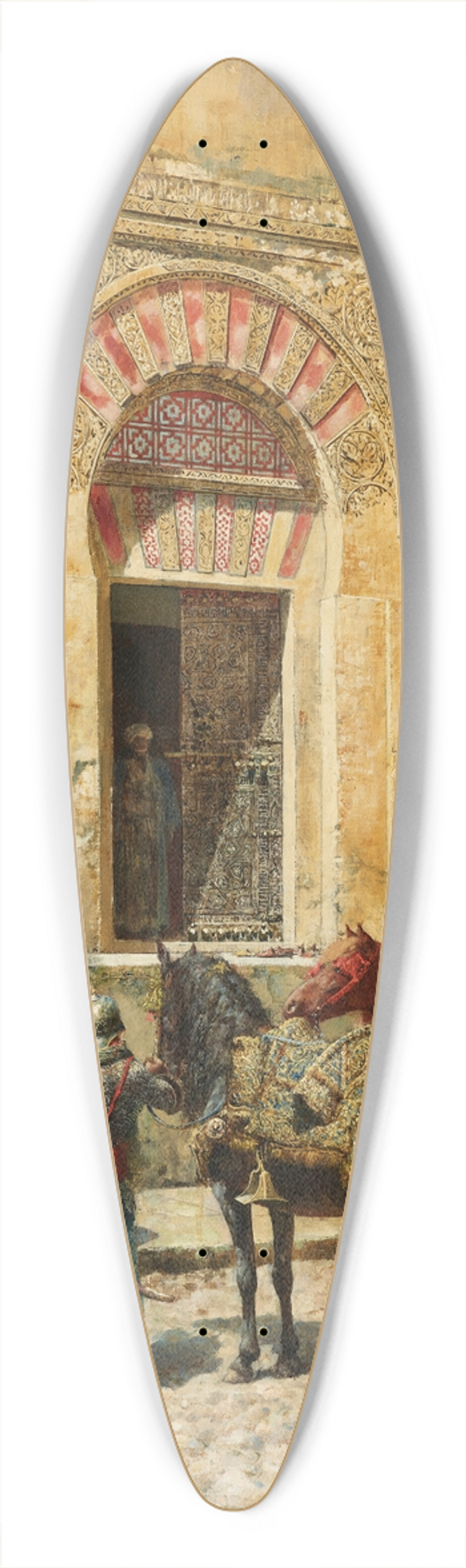 Edwin Lord Weeks - Entering the Mosque 39.3 inch art pintail longboard deck