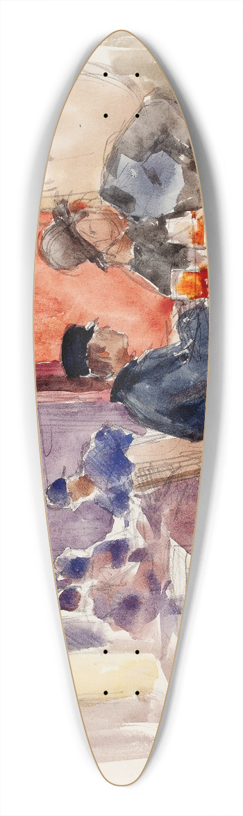 Eero Jrnefelt - Kapakassa 39.3 inch art pintail longboard deck