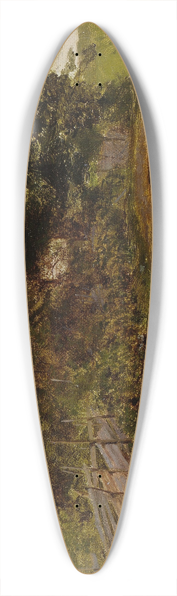 Eero Jrnefelt - Path in the Forest 39.3 inch art pintail longboard deck
