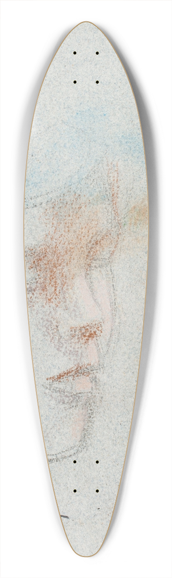 Eero Jrnefelt - Tytn kasvot 39.3 inch art pintail longboard deck