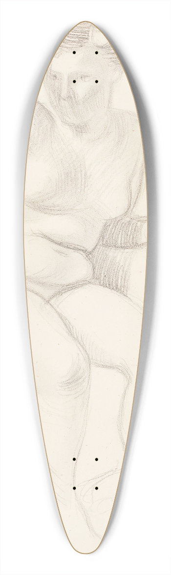 Eero Jrnefelt - Untitled 39.3 inch art pintail longboard deck