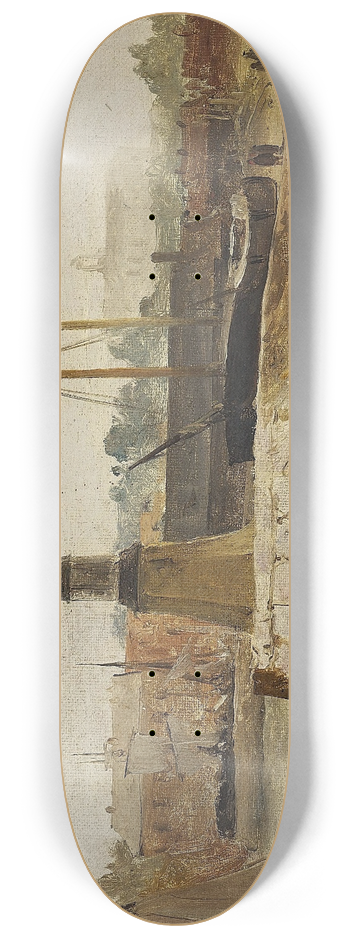 Carl Frederik Srensen - Malm Havn, grvejr 8.25 inch art skate deck