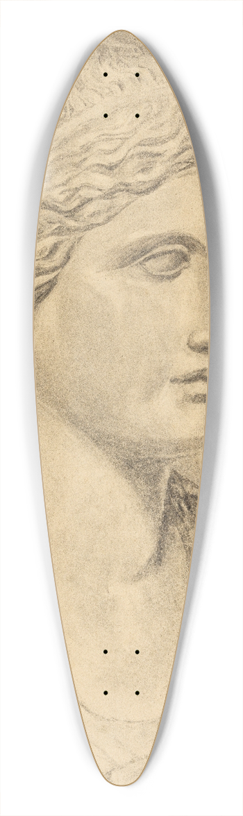 Egon Schiele - Antike Bste 39.3 inch art pintail longboard deck