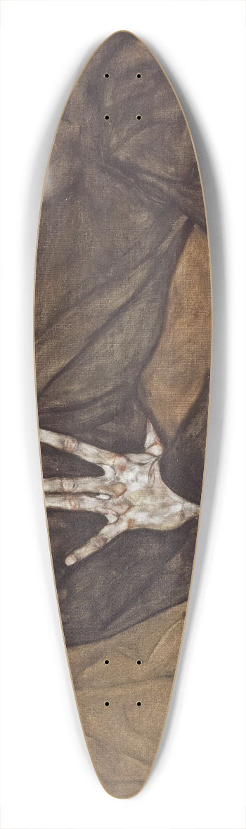 Egon Schiele - Portrait of Erich Lederer 39.3 inch art pintail longboard deck