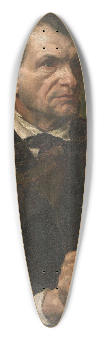 Eilif Peterssen - Figur Study of the Farmer Florian Killian 39.3 inch art pintail longboard deck