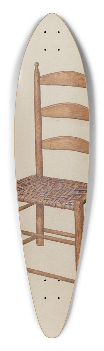 E.J. Reynolds - Hickory Chair 39.3 inch art pintail longboard deck