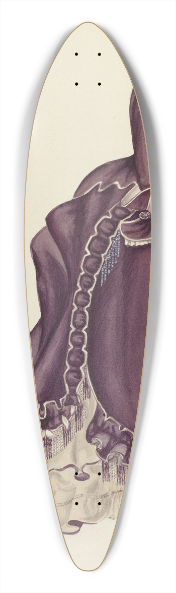 Eleanor Ruelos - Visiting Dress 39.3 inch art pintail longboard deck