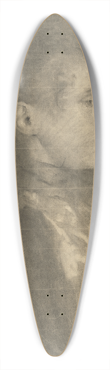 Elemr Halsz-Hradil - tdia mladej eny 39.3 inch art pintail longboard deck