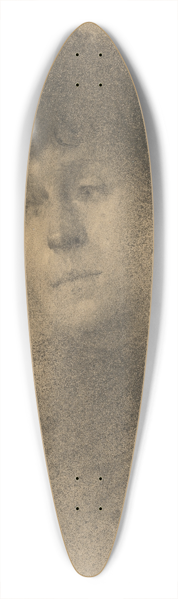 Elemr Halsz-Hradil - tdia mladej eny 39.3 inch art pintail longboard deck