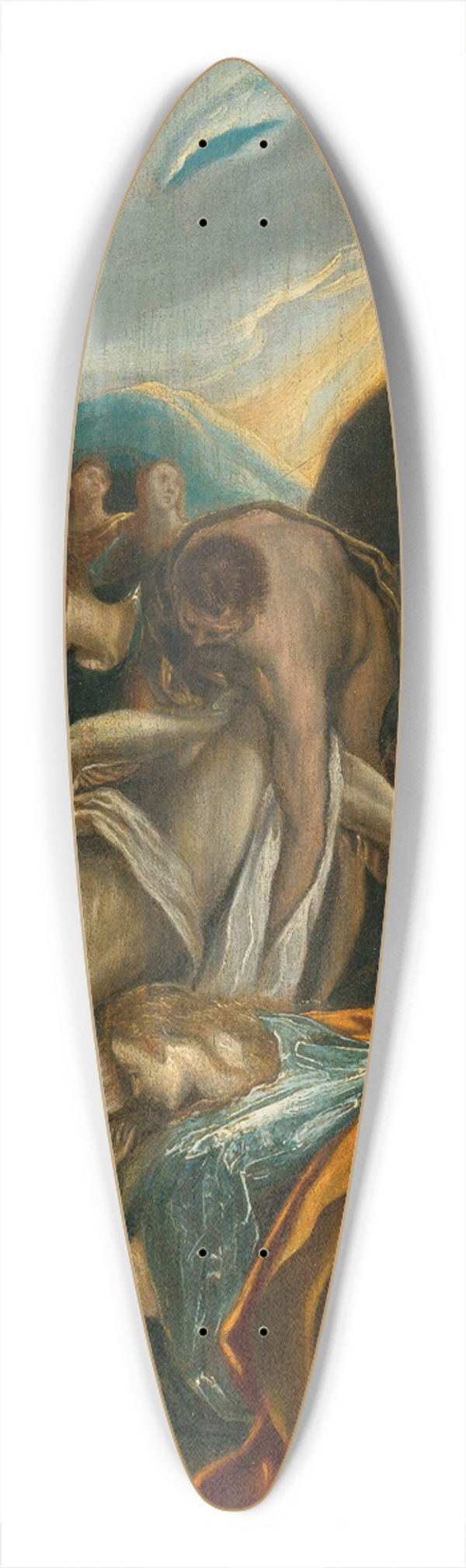 El Greco (Domenikos Theotokopoulos) - The Entombment Of Christ 39.3 inch art pintail longboard deck