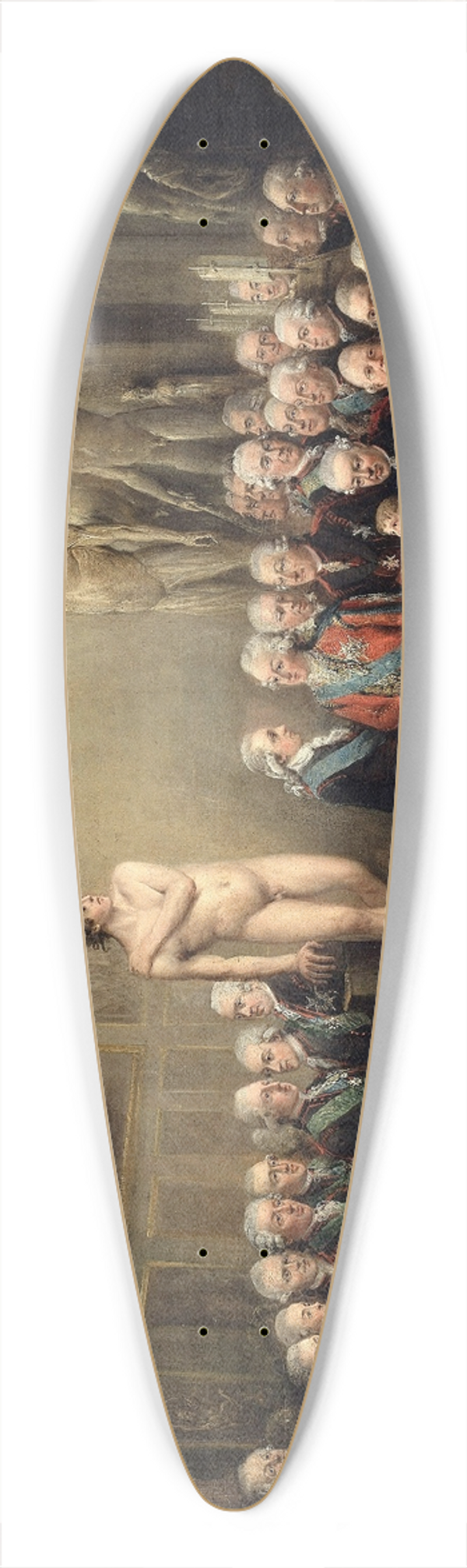 Elias Martin - Gustav IIIs visit to the Royal Academy of Arts 39.3 inch art pintail longboard deck