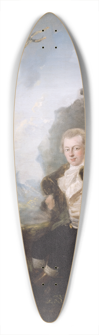 Elias Martin - Johan Fredrik Martin 39.3 inch art pintail longboard deck