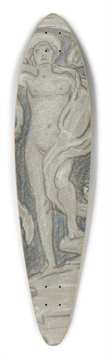 Elihu Vedder - Apollo andAttendants. 39.3 inch art pintail longboard deck