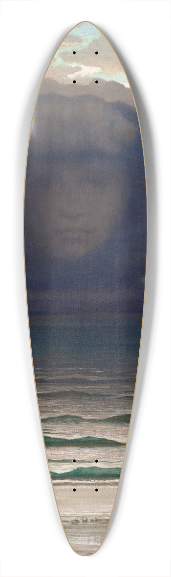 Elihu Vedder - Memory 39.3 inch art pintail longboard deck