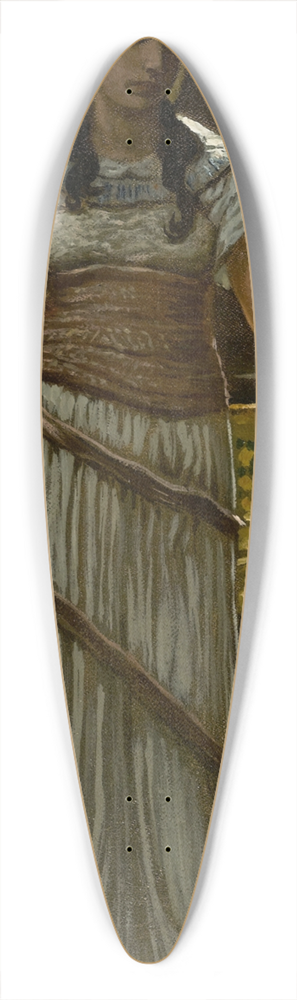 Elihu Vedder - The Etruscan Sorceress 39.3 inch art pintail longboard deck