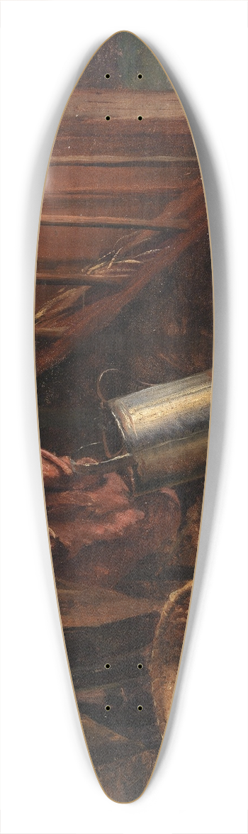Eliphalet Fraser Andrews - Interior of a Stable 39.3 inch art pintail longboard deck