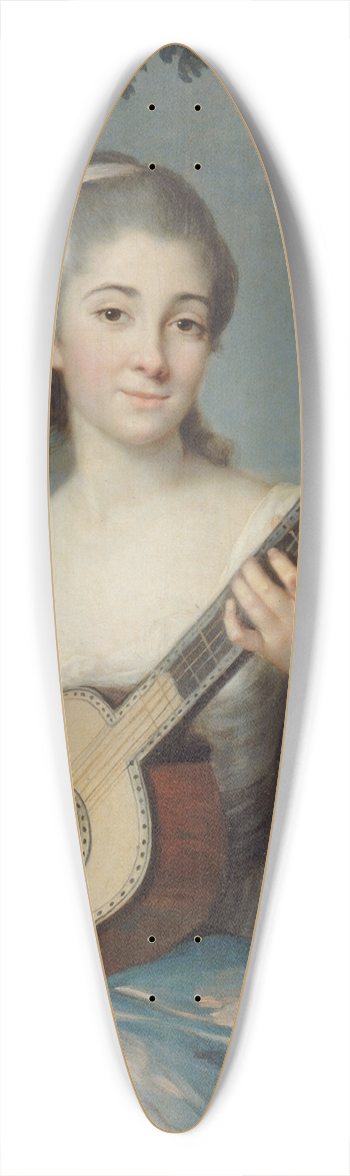Elisabeth Louise Vige Le Brun - Portrait de Marie-Louise-Adlade-Jacquette de Robien, vicomtesse de Mirabeau 39.3 inch art pintail longboard deck
