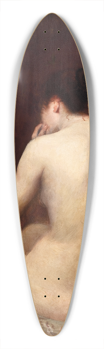 Eliseu Visconti - Dorso de mulher 39.3 inch art pintail longboard deck