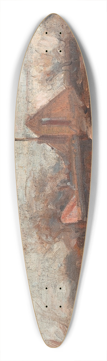 Eliseu Visconti - Paisagem de Saint Hubert 39.3 inch art pintail longboard deck