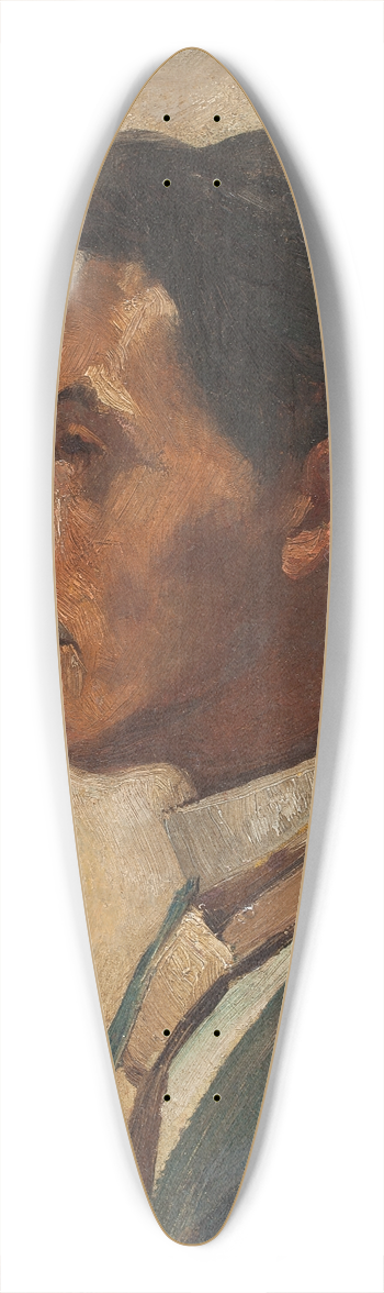Eliseu Visconti - Retrato de Macedo 39.3 inch art pintail longboard deck