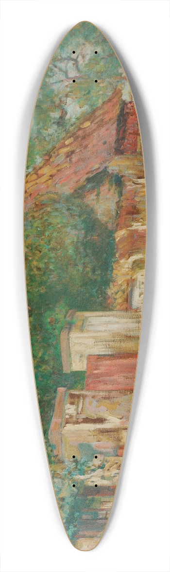 Eliseu Visconti - Tarde em Saint Hubert 39.3 inch art pintail longboard deck