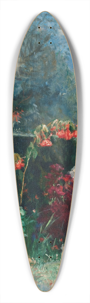 Eliseu Visconti - Trs meninas no jardim 39.3 inch art pintail longboard deck
