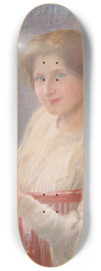 Carl Frschl - Bildnisstudie 8.25 inch art skate deck