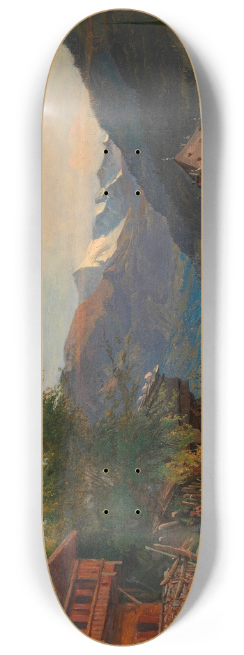 Carl Geyling - Stumm im Zillertal 8.25 inch art skate deck