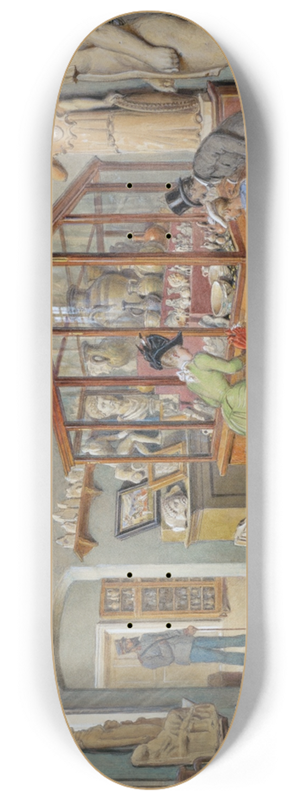 Carl Goebel the younger - Das cyprische Zimmer 8.25 inch art skate deck