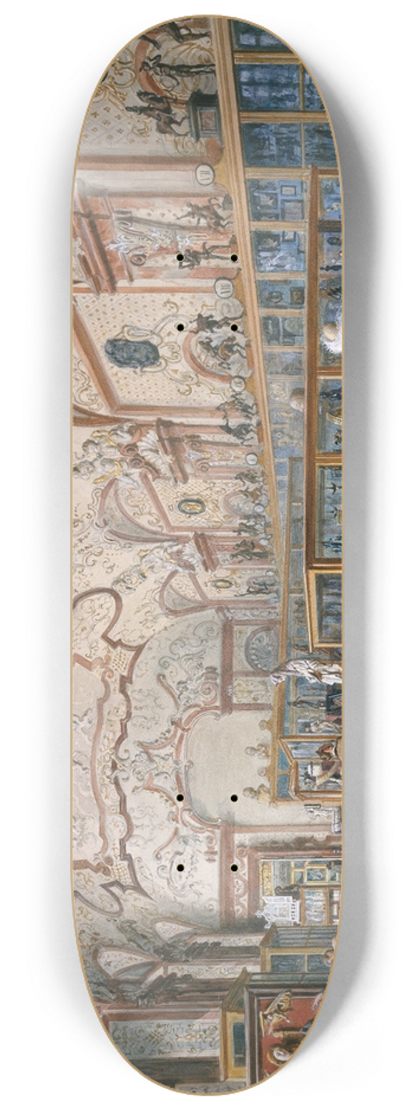 Carl Goebel the younger - Die Marmorgalerie 8.25 inch art skate deck