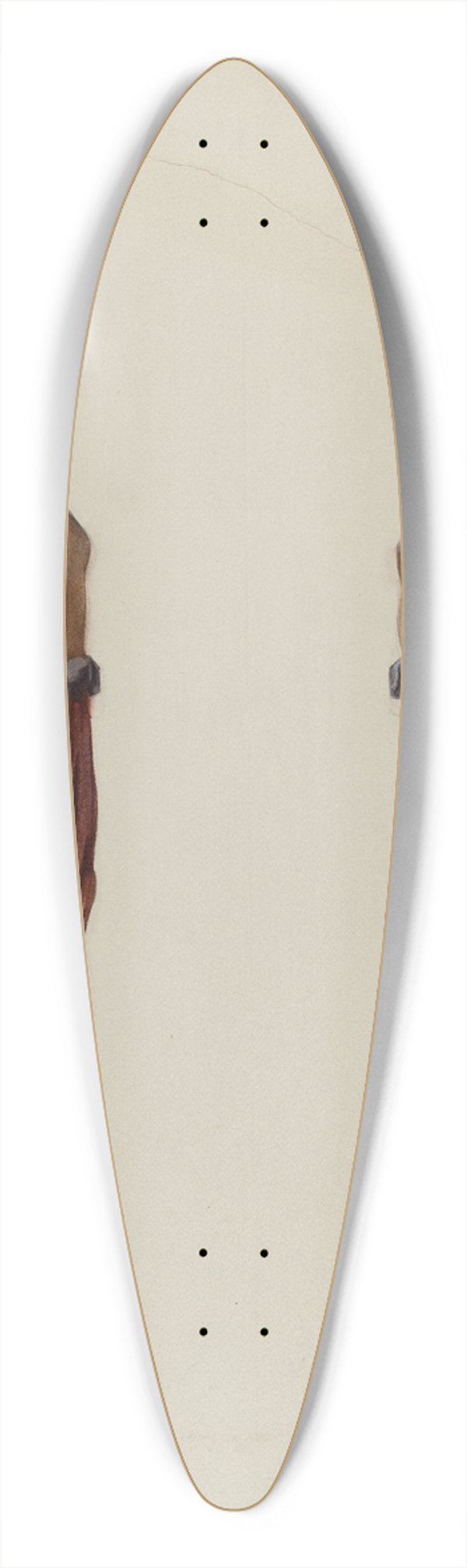Elizabeth Moutal - Figurehead 39.3 inch art pintail longboard deck