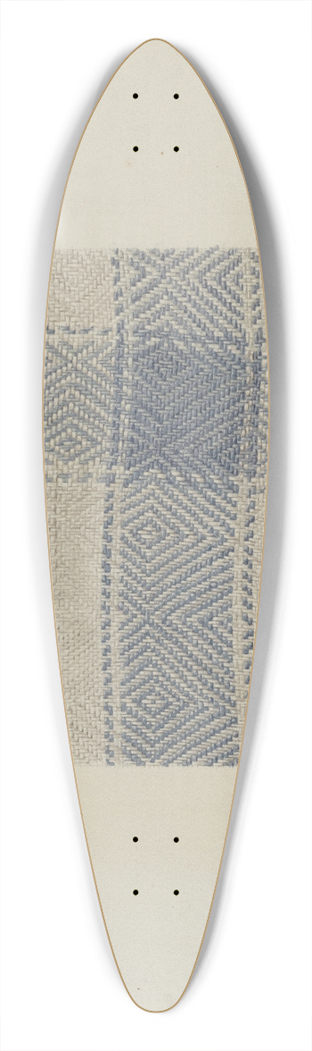 Elizabeth Moutal - Shaker Tablecloth 39.3 inch art pintail longboard deck