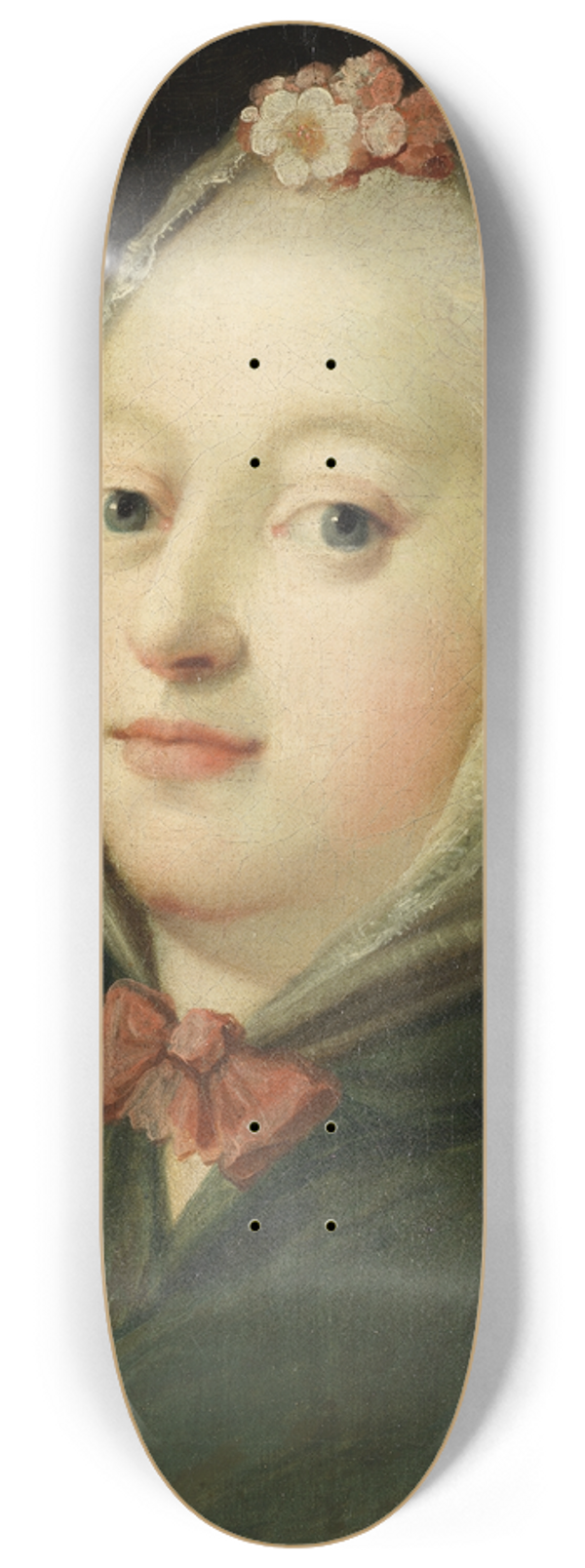 Carl Gustaf Pilo - Louise, Queen of Denmark 8.25 inch art skate deck
