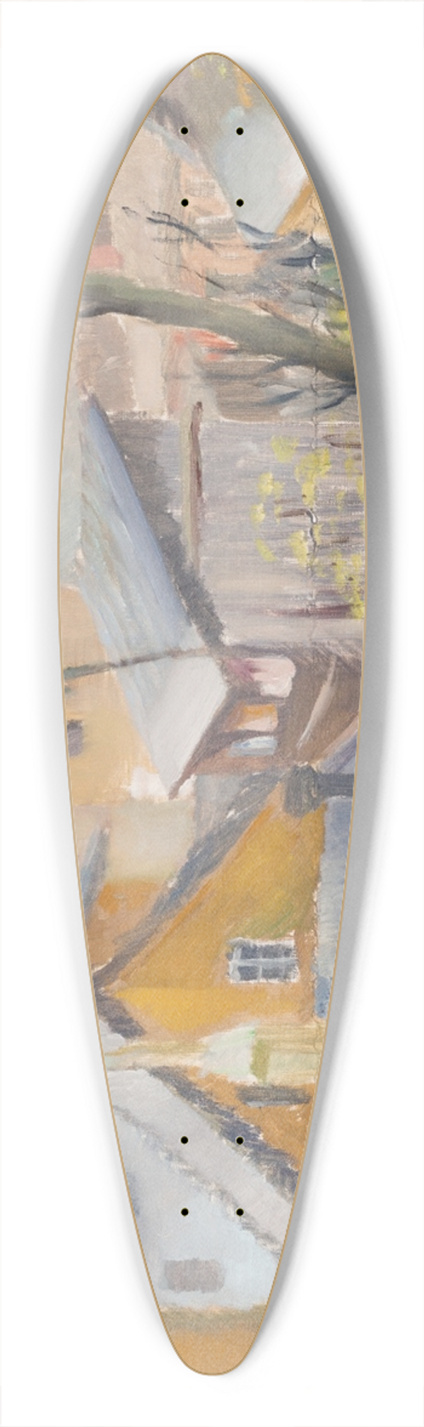 Ella Mtik - Maastik 39.3 inch art pintail longboard deck