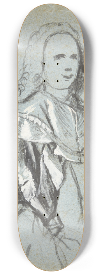 Carl Gustaf Pilo - Studie til et portrt, formentlig af A G Moltke 8.25 inch art skate deck