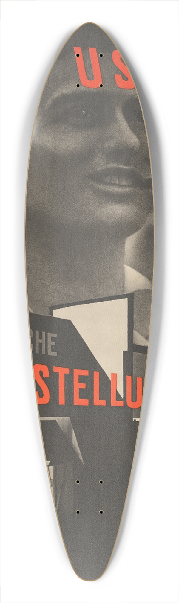 El Lissitzky - USSR, Russische Ausstellung, Kunstgewerbemuseum Zrich 39.3 inch art pintail longboard deck