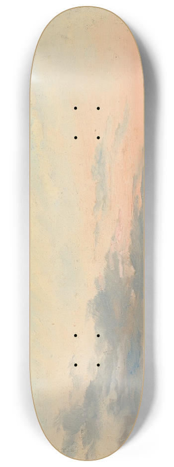 Carl Gustav Carus - Wolkenstudie 8.25 inch art skate deck