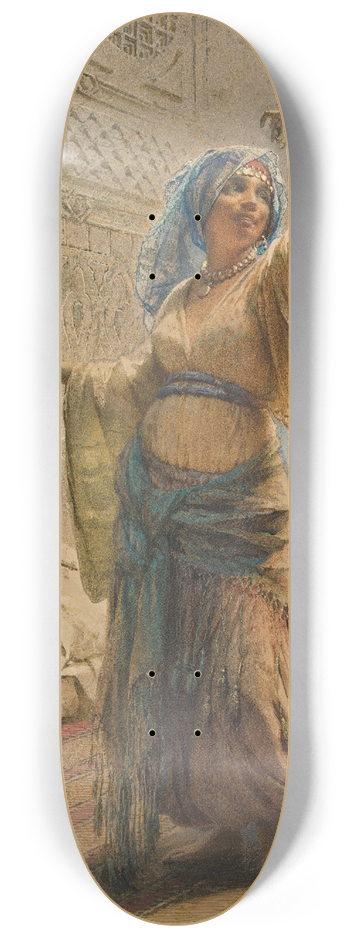 Carl Haag - Dance Of The Almeh 8.25 inch art skate deck
