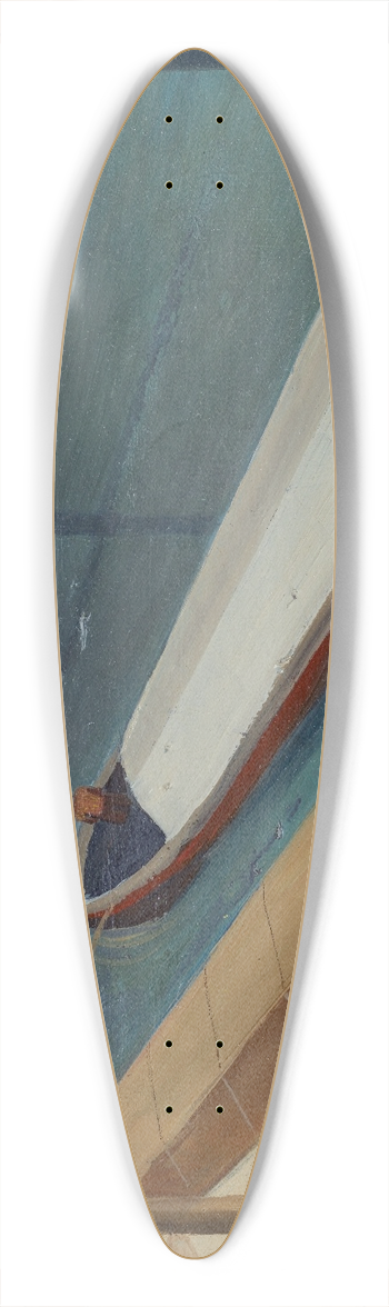 Emanuel Schttli - Motiv aus Brgge 39.3 inch art pintail longboard deck