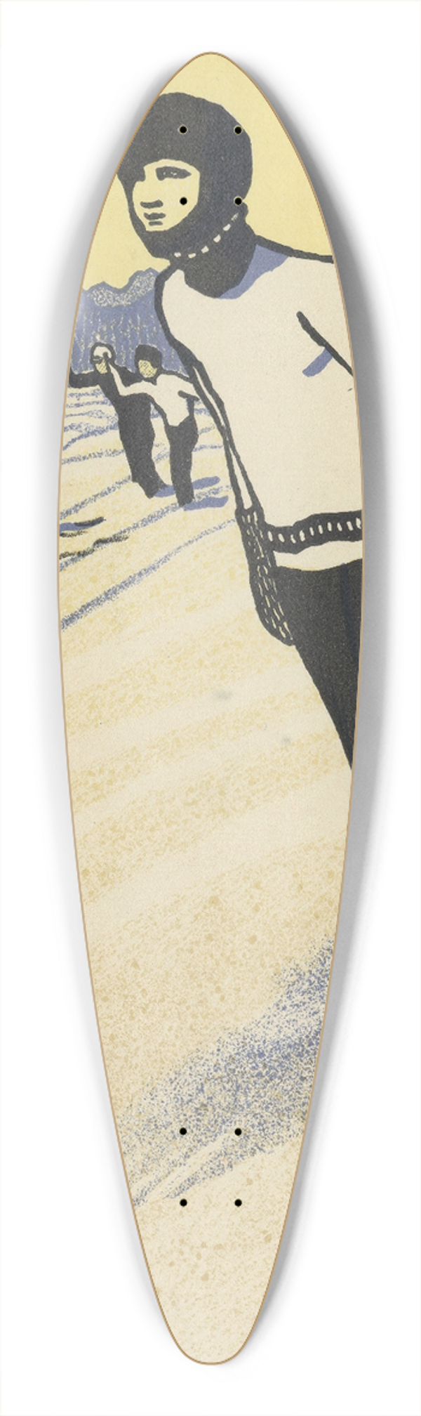 Emil Cardinaux - Thomasianum, Bern 39.3 inch art pintail longboard deck