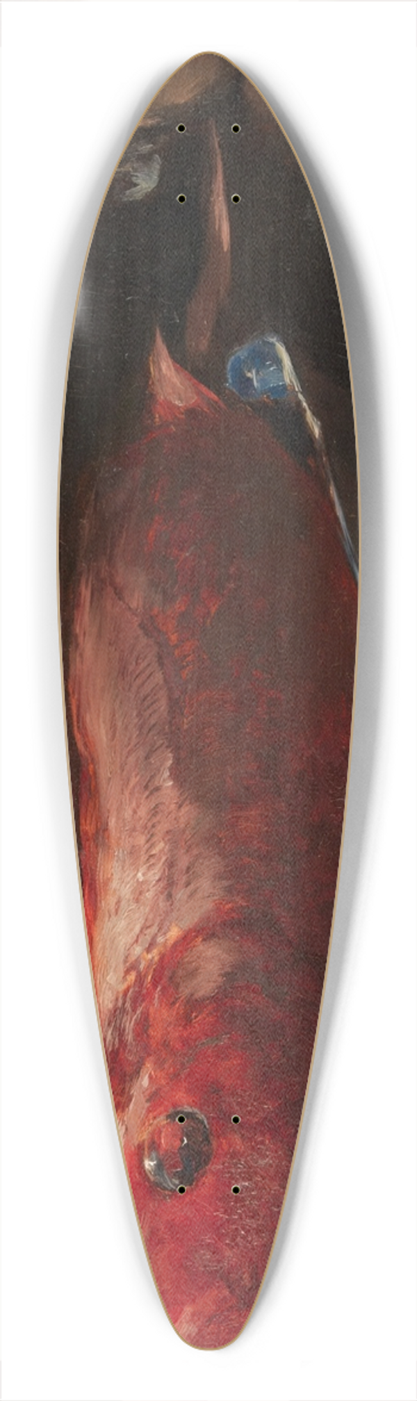 Emil Carlsen - Still Life with Fish 39.3 inch art pintail longboard deck