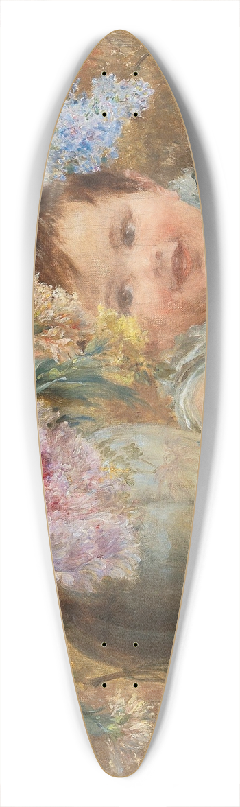 Emil Czech - Die kleine Neugierdsnase 39.3 inch art pintail longboard deck