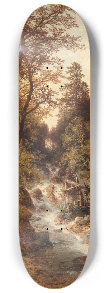 Carl Hasch - Waldmhle bei Windischgarsten 8.25 inch art skate deck