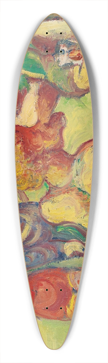 Emile Bernard - Au Cabaret 39.3 inch art pintail longboard deck