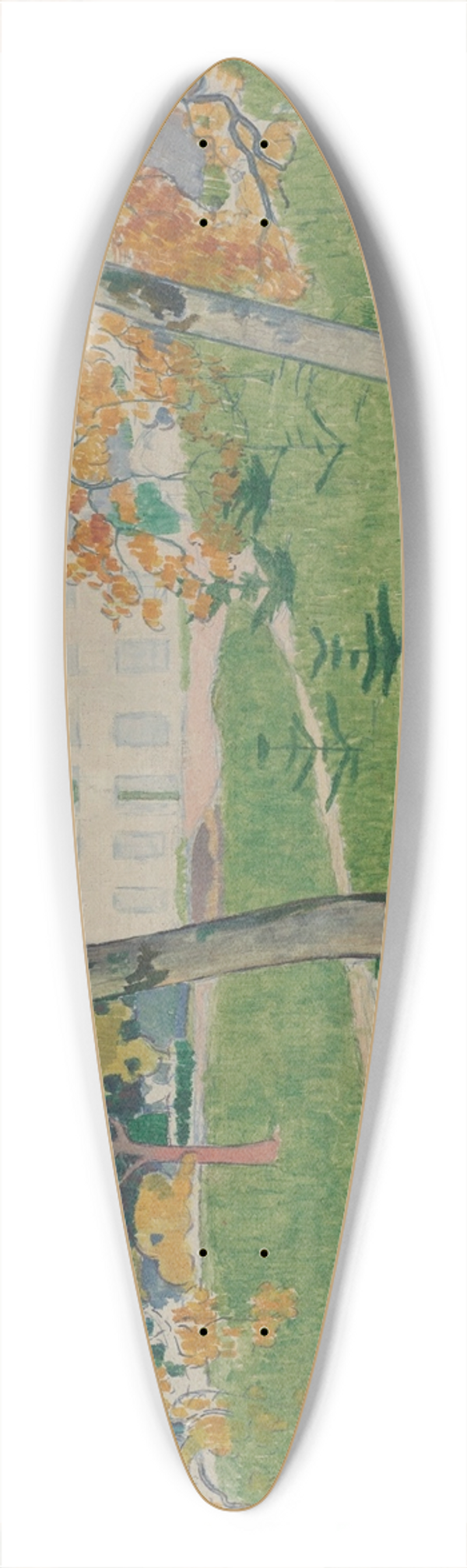 Emile Bernard - House among trees; Pont-Aven 39.3 inch art pintail longboard deck