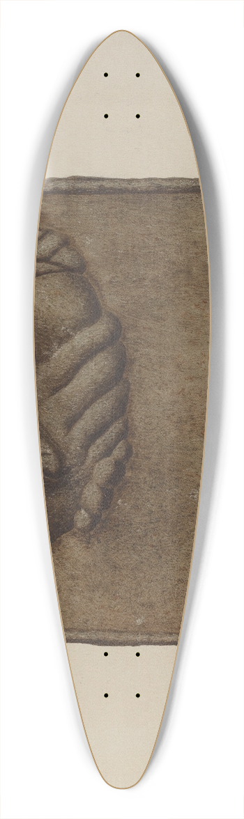 Emile Cero - Firemark 39.3 inch art pintail longboard deck